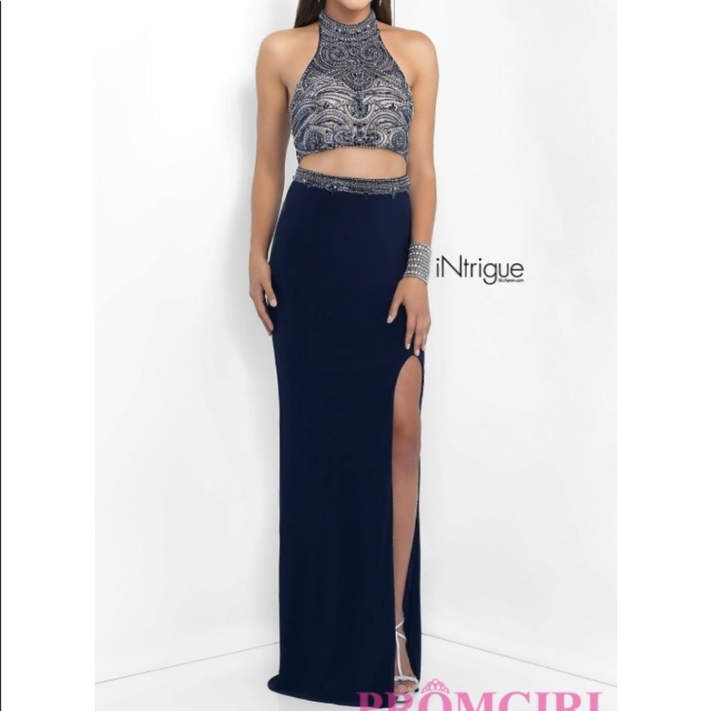 Worn once Blue Prom Dress